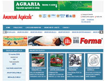 Tablet Screenshot of anunturi-agricole.ro
